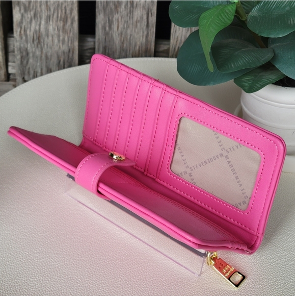 Steve Madden Vibrant Pink Wallet - Picture 7 of 7